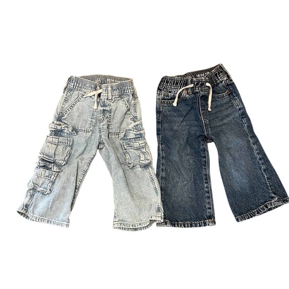 GAP Knit Pull-On Baggy Jeans Bundle